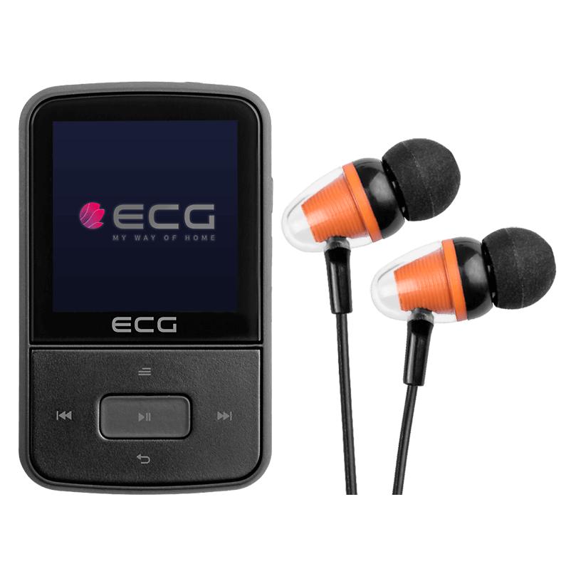 ECG PMP 30 8GB schwarz / MP3 MP4 Player / 1,5" / 8GB / MicroSD / Radio FM (8 GB) (150340224958)