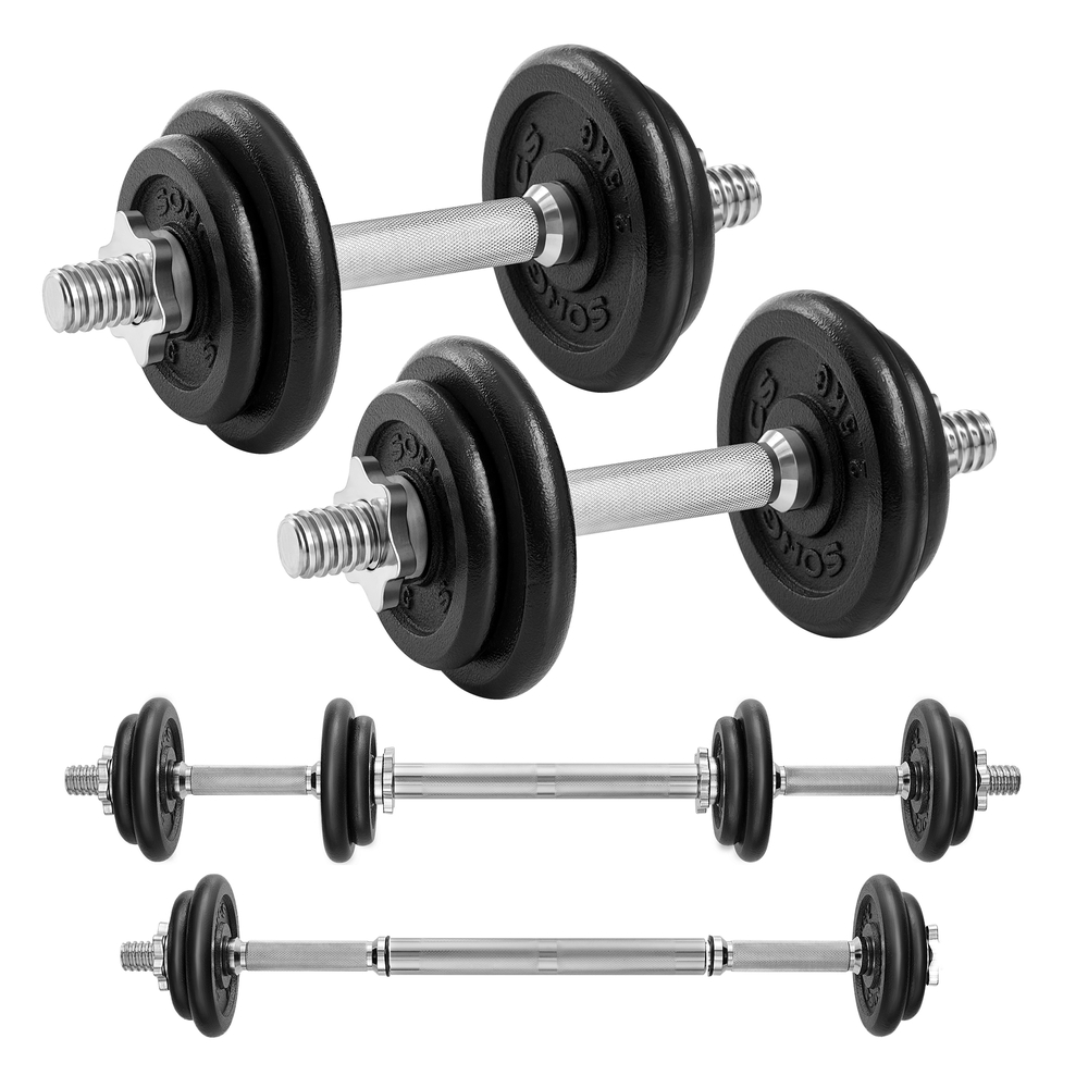 SONGMICS Hantelset aus Gusseisen SYL20LBKV1