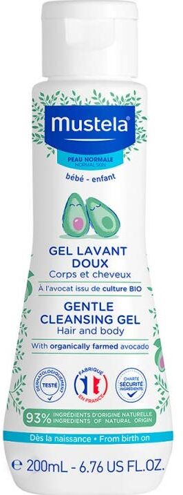 Mustela Gel de Baño Suave con Aguacate Bio 200ml