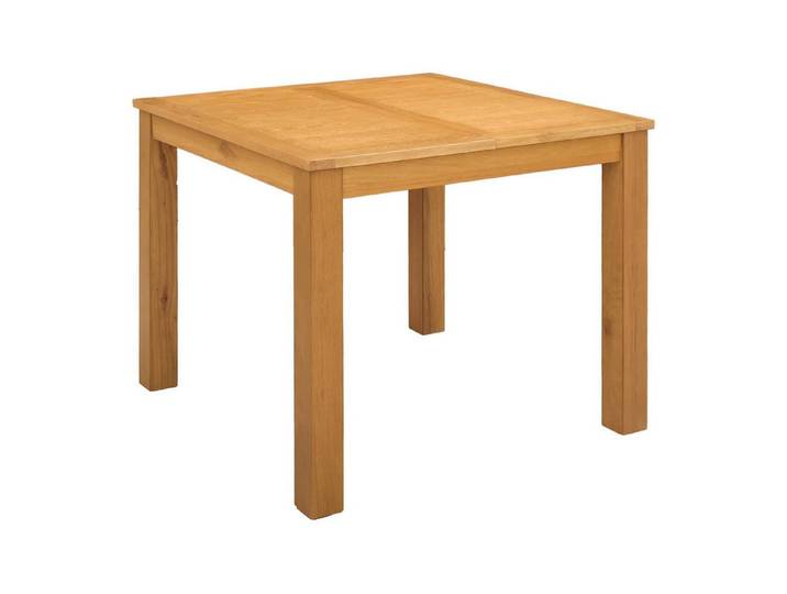 vidaXL Esstisch Esstisch 90 x 90 x 75 cm Massivholz Eiche Natur Quadratisch (1-St), Esstisch 90 x 90 x 75 cm Massivholz Eiche Natur Quadratisch