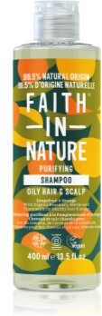Faith In Nature Grapefruit & Orange champô natural para cabelo normal a oleoso 400 ml. Grapefruit & Orange
