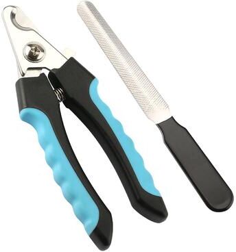 Happy Pet Pantry Professional Stainless Steel Pet Nail Clipper For Dogs & Cats blue