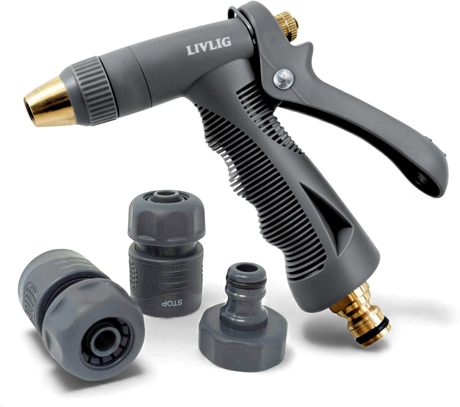 Tuinspuit set 1/2 inch antraciet voor tuinieren