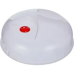 WOLFCUT Mikrowellenabdeckhaube 24,5 cm BPA-frei mit rotem Ventil