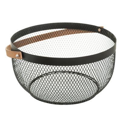 FIVE - Metallkorb Mesh 29 cm in Schwarz