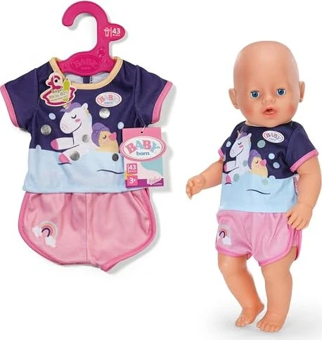 BABY born Schlafanzug Einhorn, 43 cm