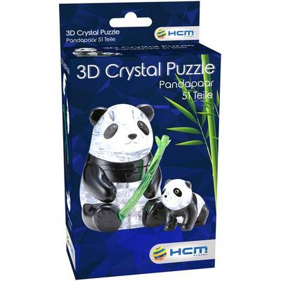 Crystal Puzzle - Pandapaar - 51 Teile