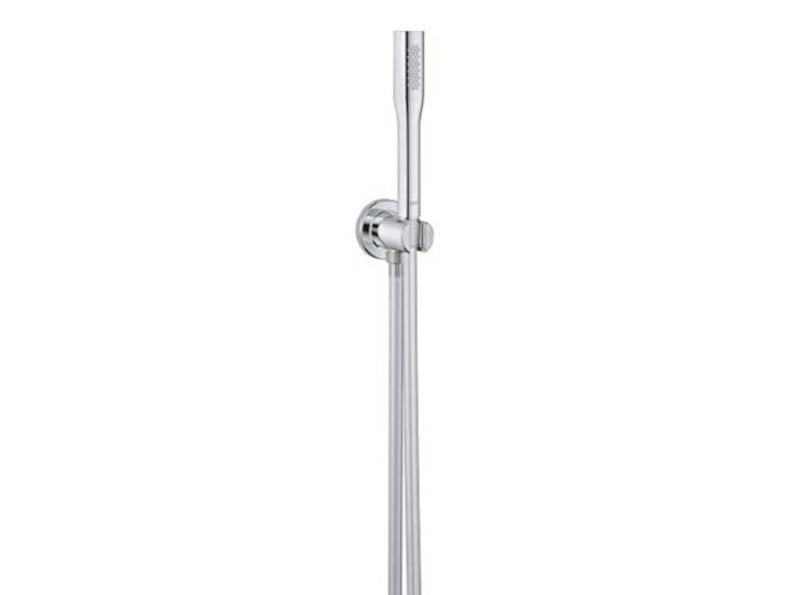 GROHE Euphoria Cosmopolitan\, set support mural 1 jet\, support de douche Support mural pour douchette\, raccord universel\, fixation stable\, montage facile sans perçage (chrome\, 26404000)