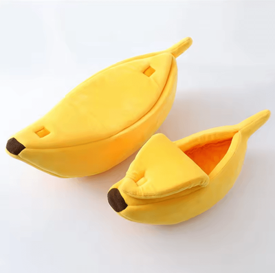 Inspire Curations BananaNest Cozy Cat Bed House yellow 1pc s 40x15x10cm