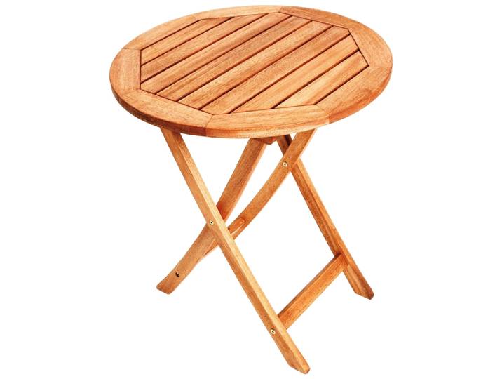 Gartentisch MERXX Klapptisch , beige, B:80cm H:75cm T:80cm, Tische, Gartentisch, Durchmesser 80 cm