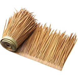 VEVOR Künstliches Strohdach, 40x100 cm, mexikanischer Stil, Strohdachrolle aus PE, Palmdach, Reetdach, Ideal für Terrassen-, Pool-, Strand-, Pavillon- und Hawaii-Party-Dekoration