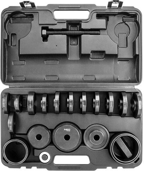 NEO TOOLS 11-690 Thrust Piece Set, press in / out tool