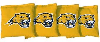 Skip's Garage Averett University Cougars Gold Cornhole Bags