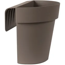 EURO3PLAST Balkon-Hängetopf UP Ø 25 cm, taupe
