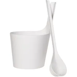 Rento Pisara Eimer Und Schöpflöffel, Bio Set - Weiß