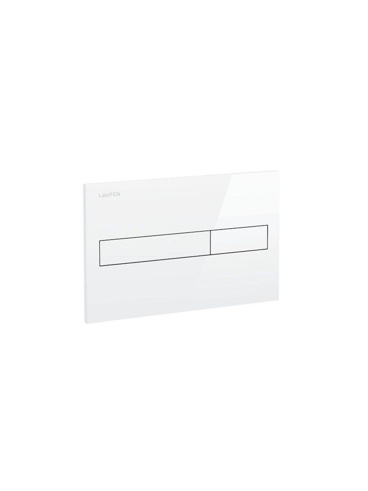 LAUFEN flush plate white