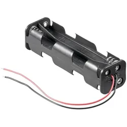 Batteriehalter für 8x Mignon AA 2+2/2+2 mit 150mm Anschlusskabel