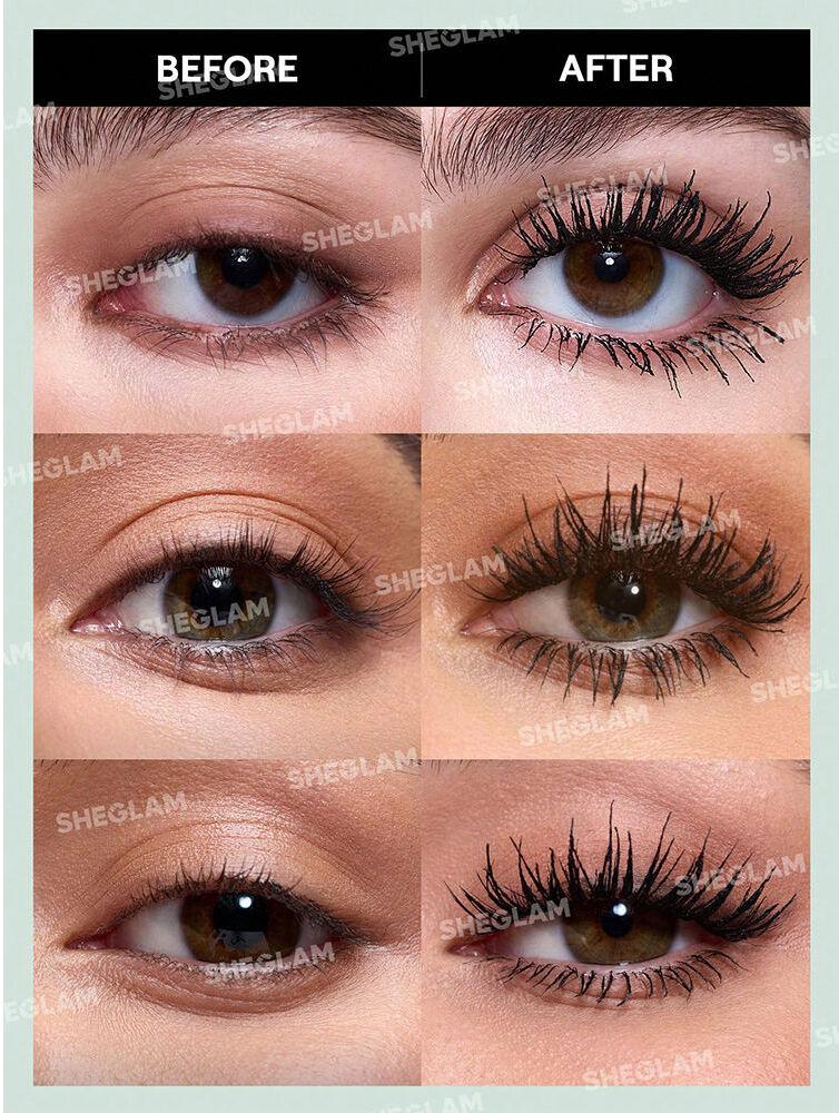 Sheglam Mascara waterproof volume et longueur tout-en-un 4 x 2 g
