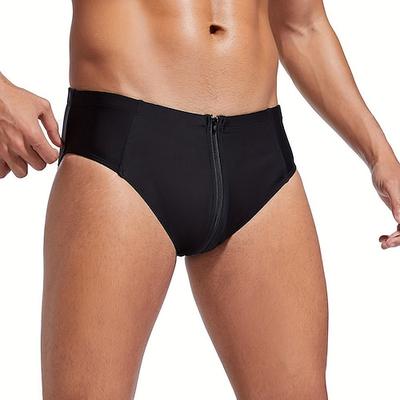 Herren Bikini-Tanga Unterwäsche Badehosen Einfarbig Elastisch Atmungsaktiv Unterteile Surfen Bikini Tauchen Sommer