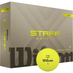 Wilson Golfbälle Staff Model X - 12er Pack, gelb