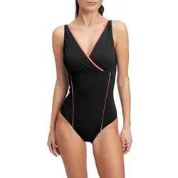 ENERGETICS Damen Badeanzug Da.-Schwimmanzug Hanna W, Größe 44B in Schwarz Schwarz