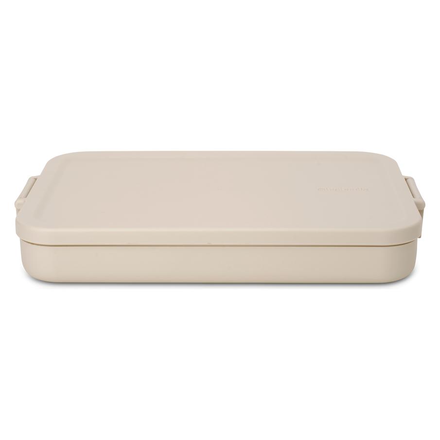 Brabantia Lunchbox Make & Take 25.5 x 16.6 x 3.7 cm, Beige (241321)