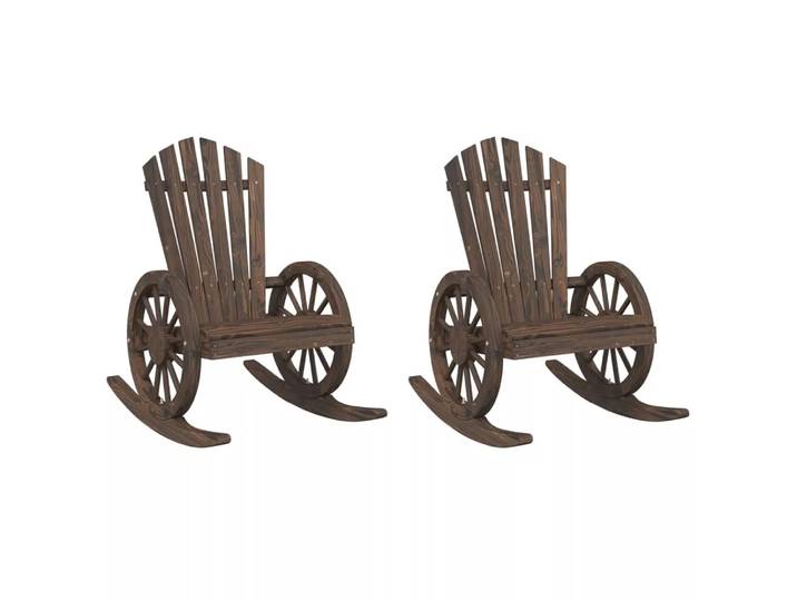 VidaXL - Adirondack gartenstuhl holz, One Size, Braun