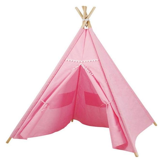 Luxuriöses Tipi-Zelt in Rosa mit Lichtern, 128 cm (53053407)