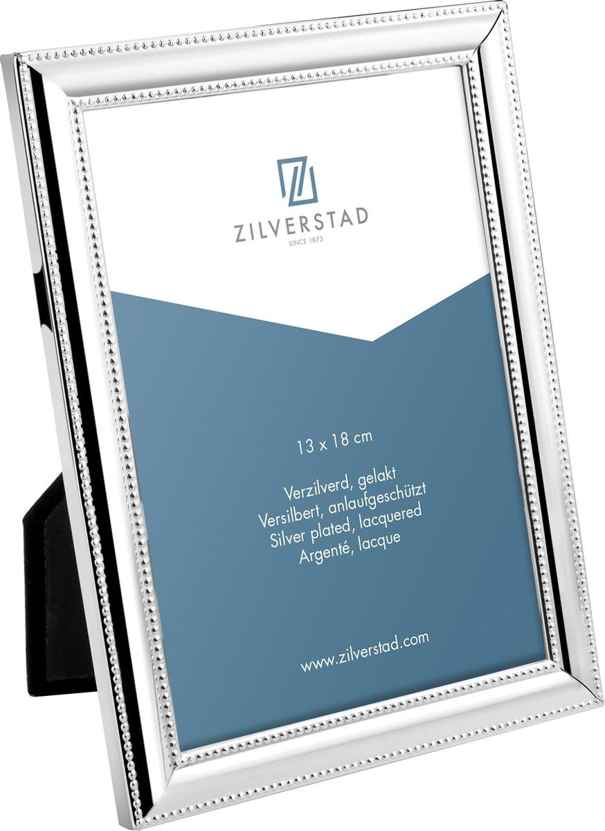 Zilverstad Fotolijst Parel Zilver 13x18 cm