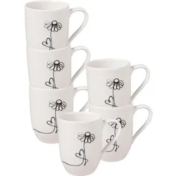 Villeroy & Boch, Tasse, Statement Lines Becher Statement Lines Becher 'Family' (290 ml, 6 x)