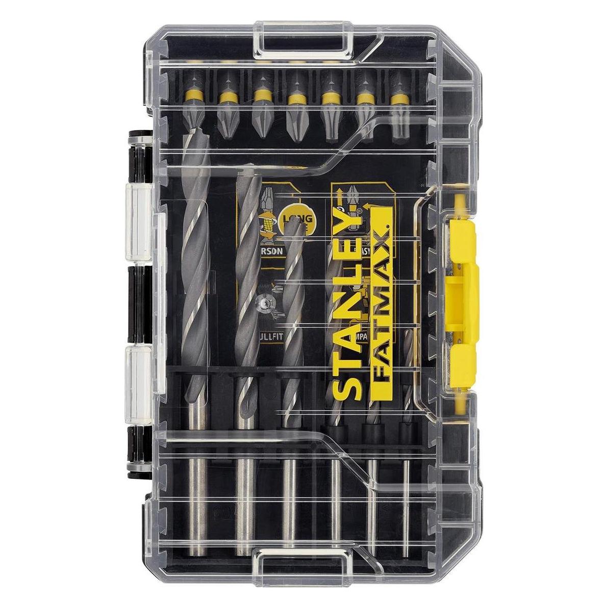 Stanley 19-tlg. Metallbohrer- und Torsion Bit Set (STA88554-XJ)