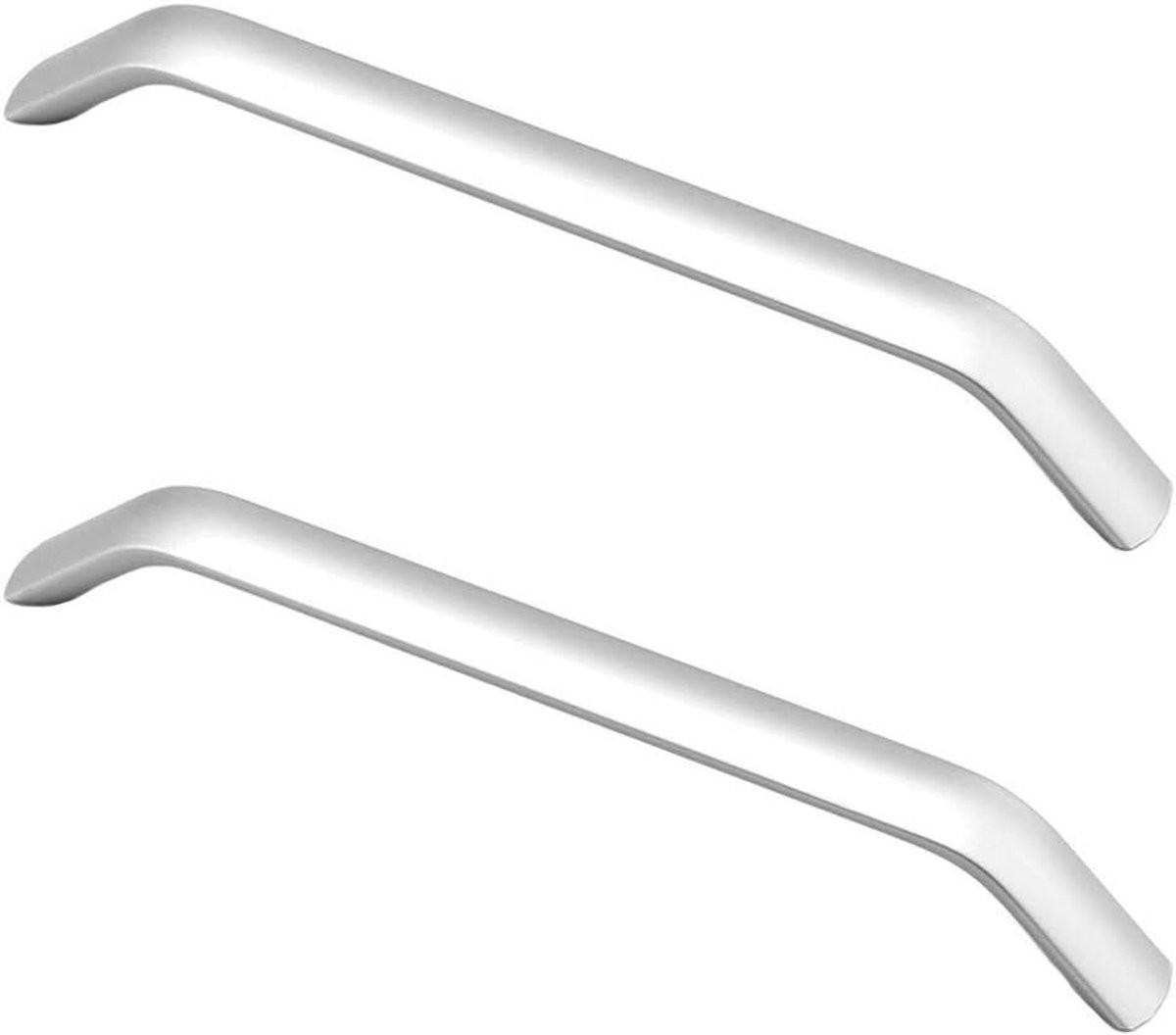 Zilveren Keukenkast Handgrepen van Massief Aluminiumlegering, Lengte: 306 mm