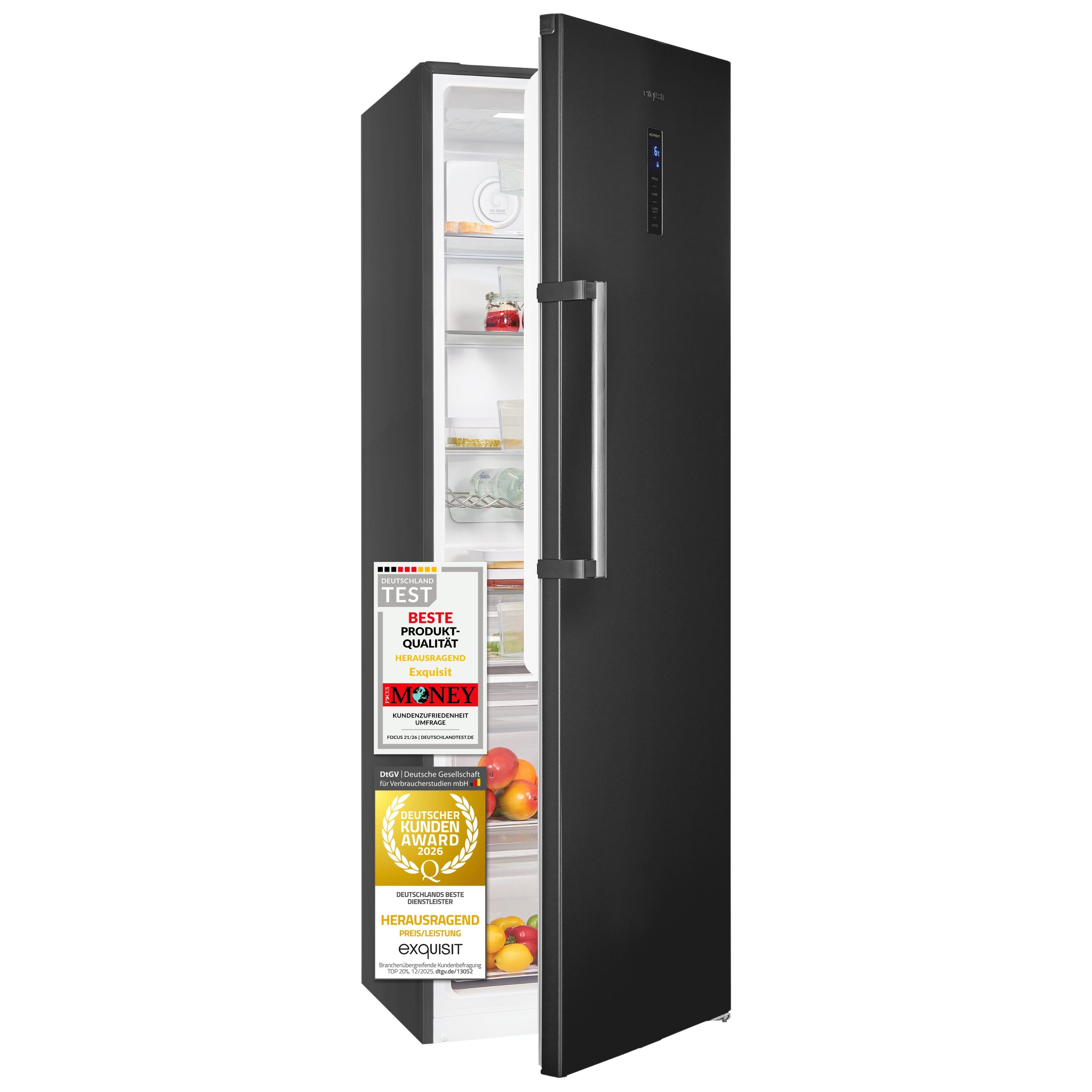 Vollraumkühlschrank | KS5360-V-HE-040C inoxlook-az | 359 l | LED | Elektronisch | Energieklasse C | 39 dB | Inoxlook-az