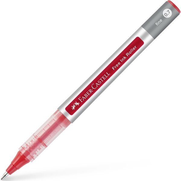 Faber-Castell Free Ink Rollerpen   Ef   Rød