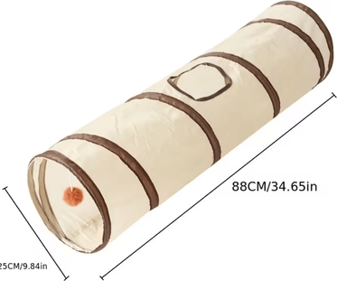 Inspire Curations Hide & Play Foldable Cat Tunnel Toy With Storage Bag direct Version