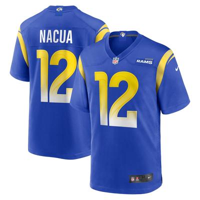 Footballtrikot NIKE "Nike Trikot Los Angeles Rams NFL Home Game Jersey Nacua 17", Herren, Gr. XL, mehrfarbig, 100% Polyester, Trikots
