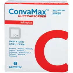 Convamax Superabsorber Adhäsiv 10x10 cm 10 ST