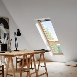 VELUX Zusatzelement Dachschräge GIL 3084 ENERGIE Holz klar lackiert, 78x92 cm (MK34)