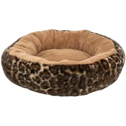 Trixie Leo Bed, round, ø 50 cm, light brown/brown (Hund, Katze), Hundebett + Katzenbett