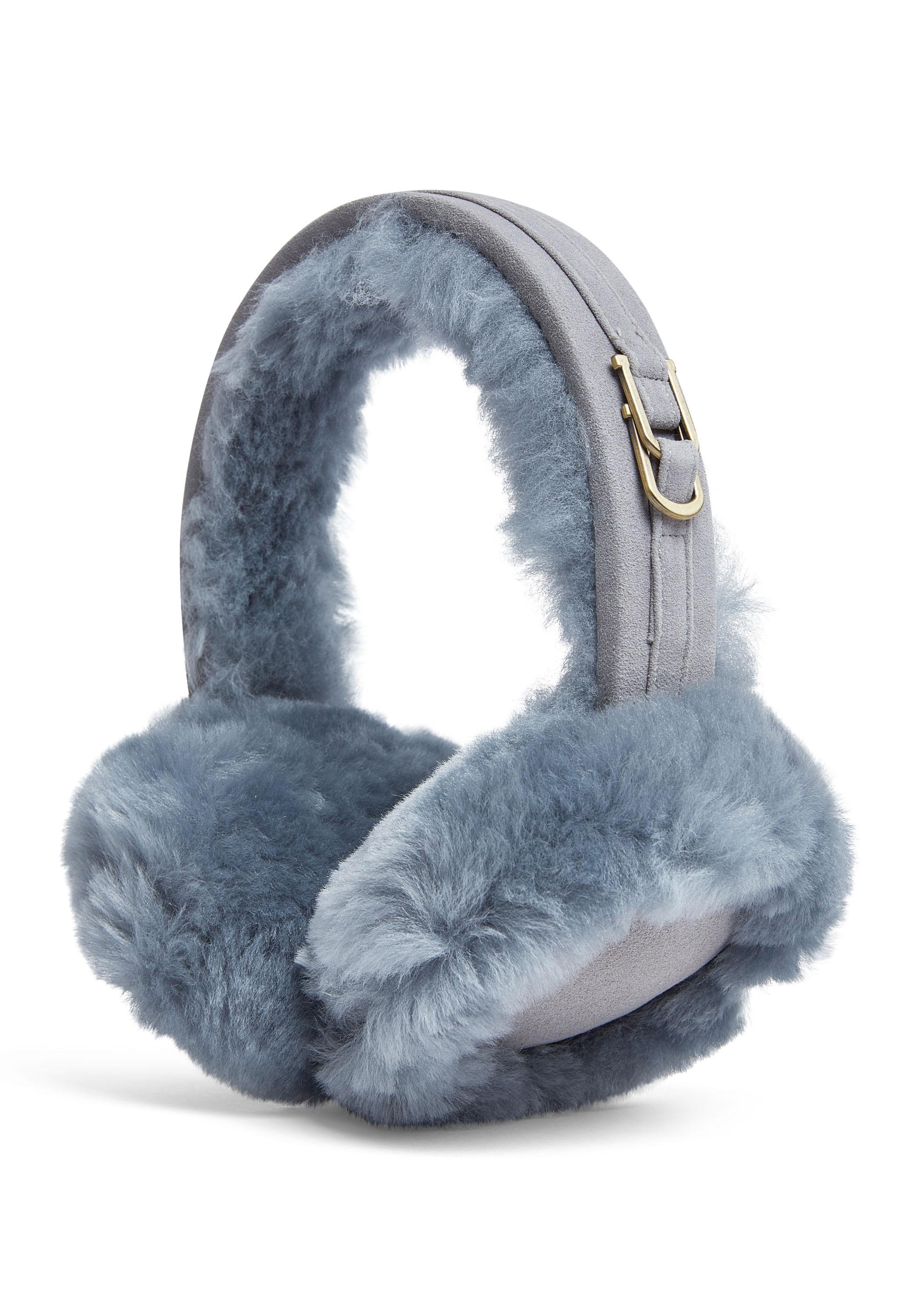 Dames Winter Superzachte Fluffy Blauwe Oorwarmers Warme en Gezellige Oorwarmers