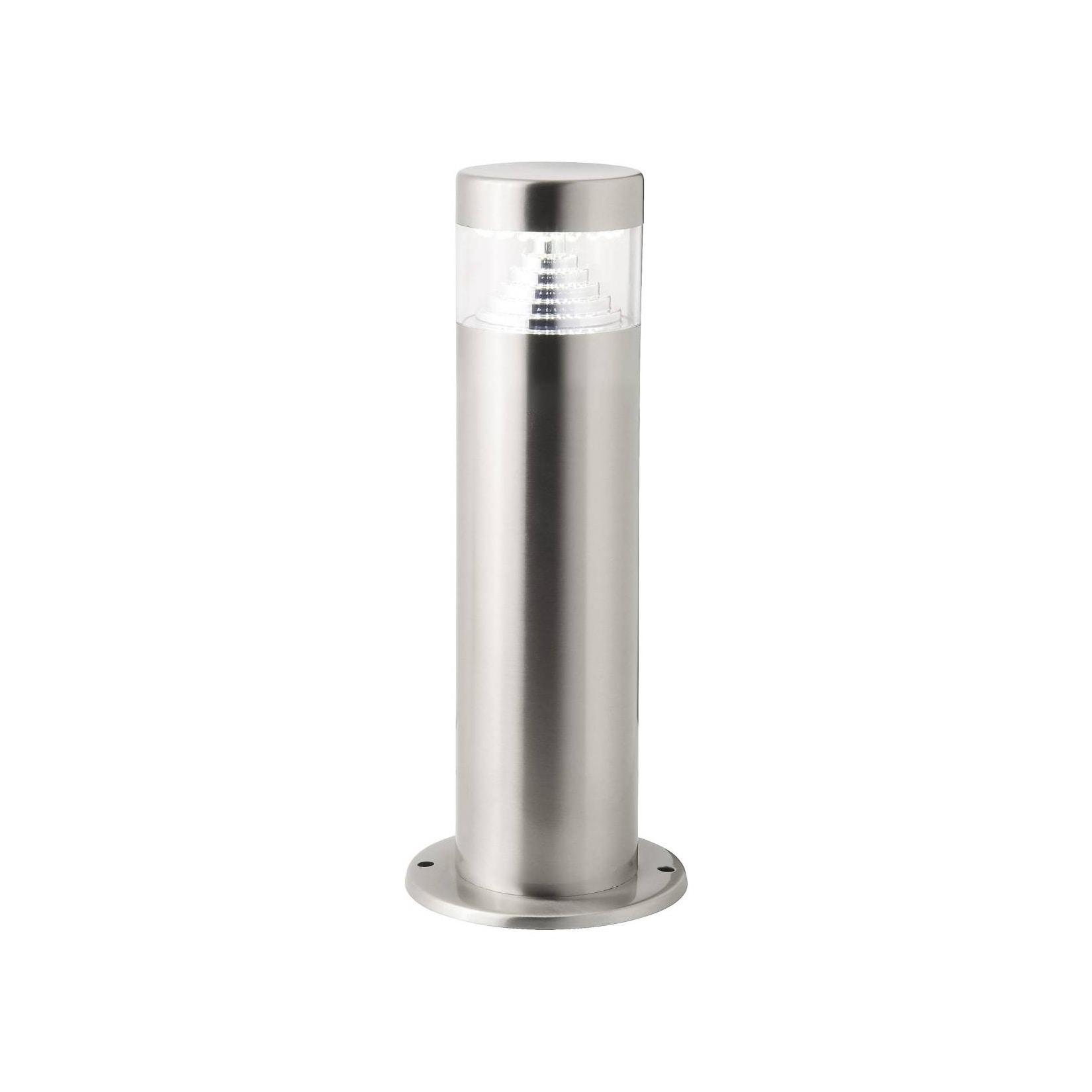 BRILLIANT Lampe Avon LED Außensockelleuchte 30cm edelstahl 1x 6W LED integriert (SMD), (180lm, 6500K) IP-Schutzart: 44 - spritzwassergeschützt