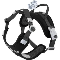 Hurtta Weekend Warrior II ECO sele, raven 55-70 (Hund), Halsband + Leine