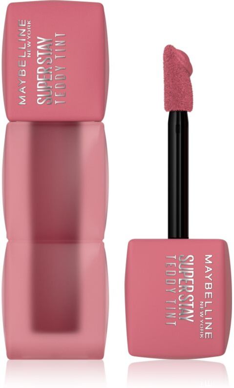 MAYBELLINE NEW YORK SuperStay Teddy Tint ultra matt long-lasting lipstick shade 55 Knee High 5 ml