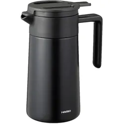 Hario Thermoserver Mit Keramikbeschichtung, Schwarz, 600 Ml, Thermoskanne, Schwarz
