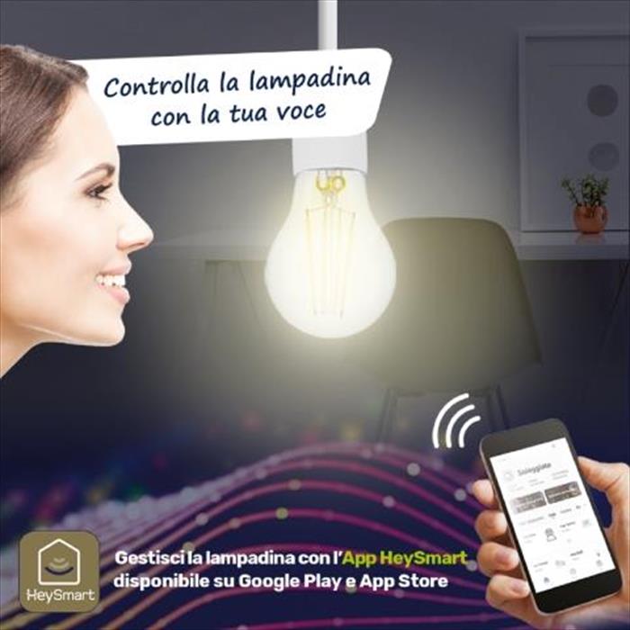 ONLIGHT Heybulb Kit 2 Lampadine Smart Wi-fi Led Filament-trasparenti