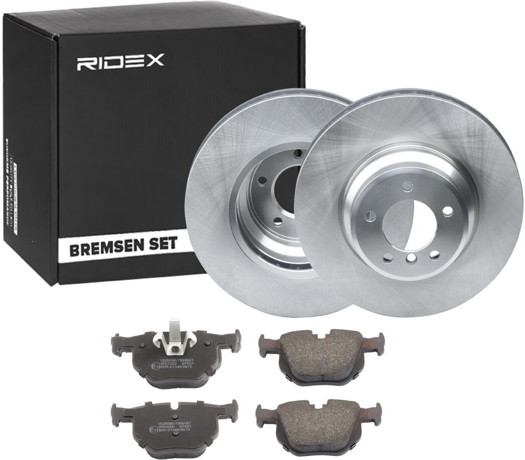 RIDEX 3405B1460 Brake discs and pads set