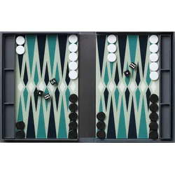 Printworks Classic Art of Backgammon Triktrack grün