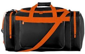 Augusta Sportswear 511 Gear Bag in Black/Orange size ONE   Polyester Blend