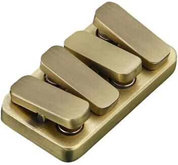 Modern Mode Marketplace Magnetic Metal Slider Fidget Toy Silent Fidget Slider Stress Relief EDC Desk Toy bronze
