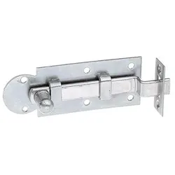 GAH Alberts Fensterriegel L.80 mm B.30 mm Form gekröpft Stahl galvanisch gelb verzinkt Ausschub 12 mm - 113216